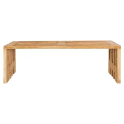 Ławka Benidorm 140cm naturalna tekowa