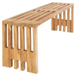 Ławka Benidorm 140cm naturalna tekowa