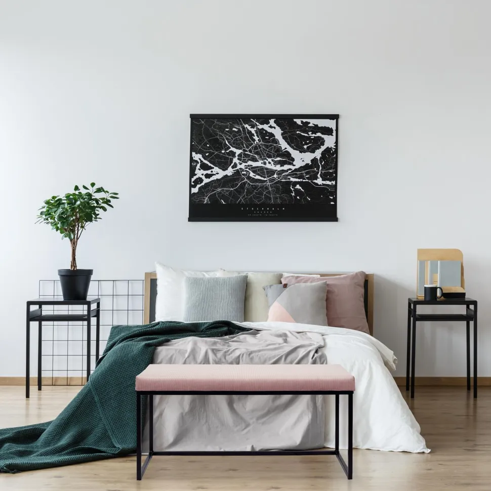 Ławka Donore różowa