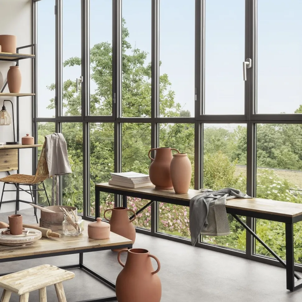 Ławka Edena akacja/metal