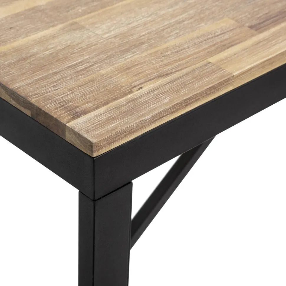 Ławka Edena akacja/metal