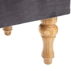 Ławka Hiver pikowana szara