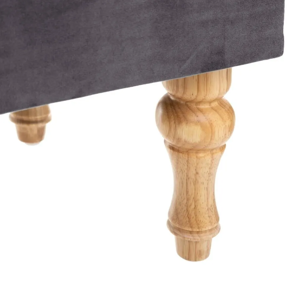 Ławka Hiver pikowana szara