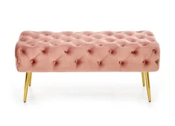 Ławka Nate różowa