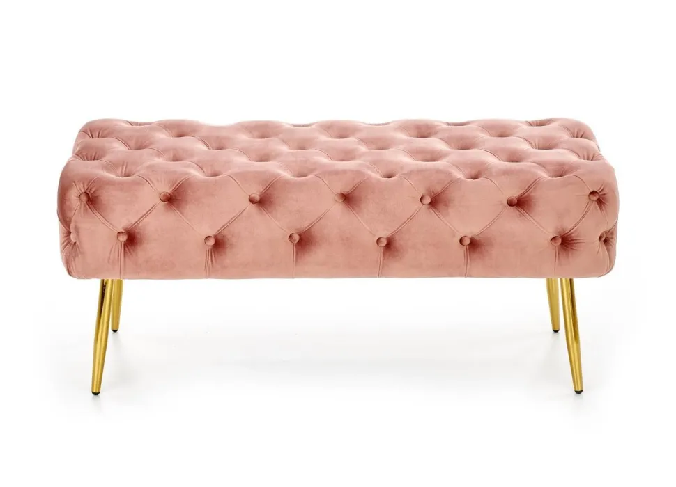 Ławka Nate różowa