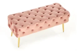 Ławka Nate różowa