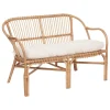 Ławka Neta rattan naturalny
