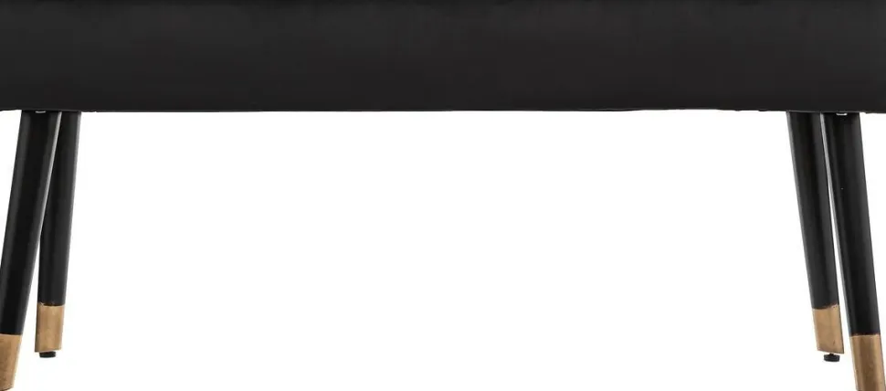 Ławka Salome VIC czarna