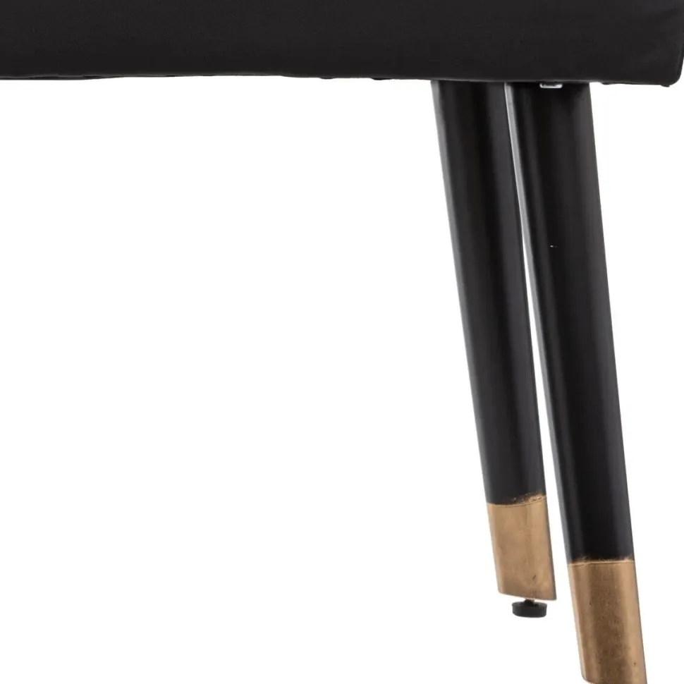 Ławka Salome VIC czarna