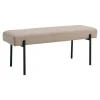 Ławka Swindon beżowa ciemna/czarna