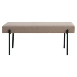 Ławka Swindon beżowa ciemna/czarna