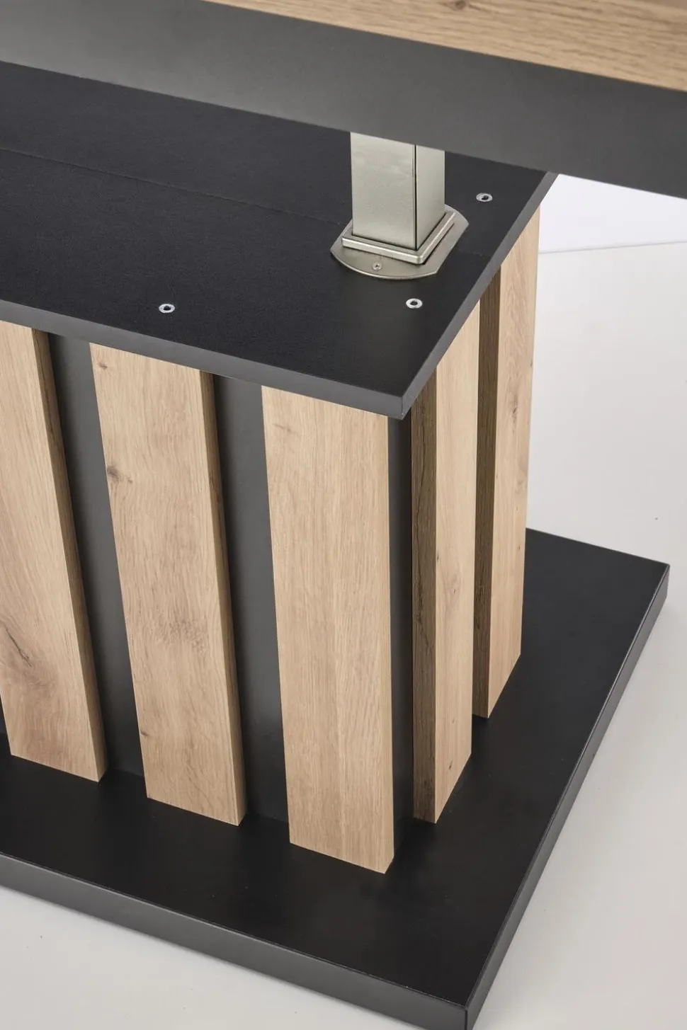 Ławostół Lamis dąb artisan/czarny