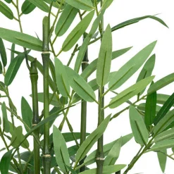 Bambus o wysokości 46 cm z doniczką z naturalnego materiału