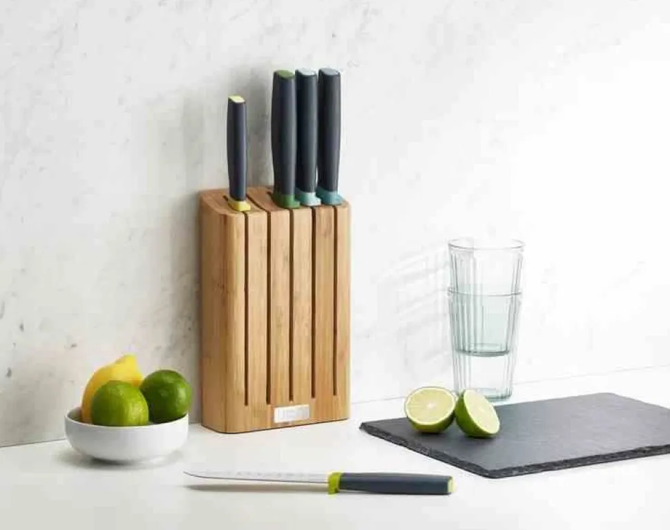 Bambusowy blok z 5 nożami, Elevate JJ