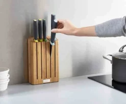 Bambusowy blok z 5 nożami, Elevate JJ