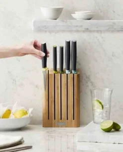 Bambusowy blok z 5 nożami, Elevate JJ