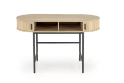 Biurko Bahli naturalne/czarne