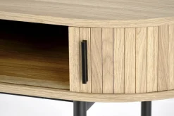 Biurko Bahli naturalne/czarne