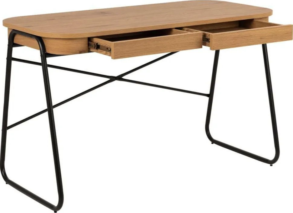 Biurko Blueton dąb/ czarne