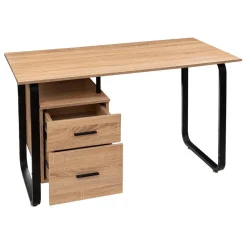 Biurko Brava naturalne/czarne
