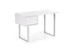 Biurko Gala białe/chrom