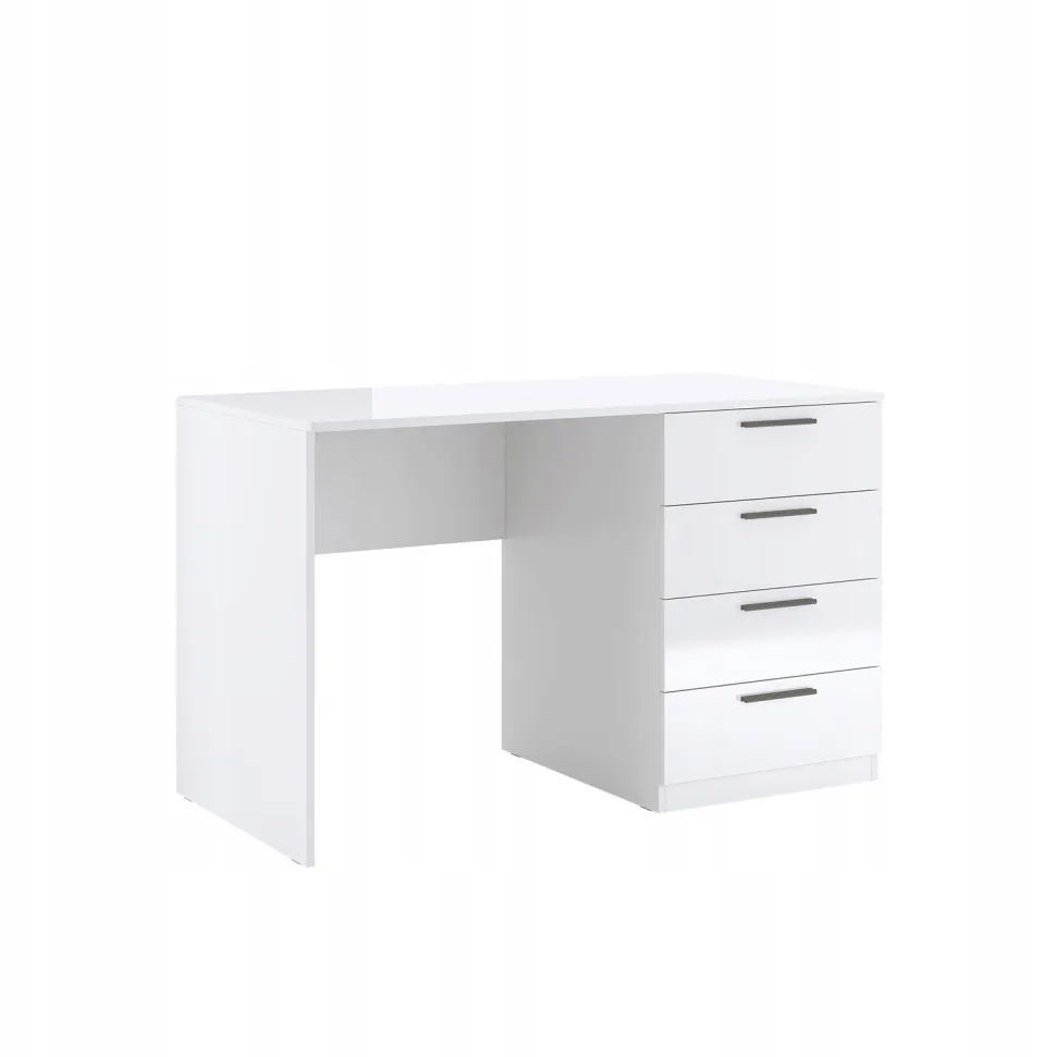 Biurko Holly biały połysk