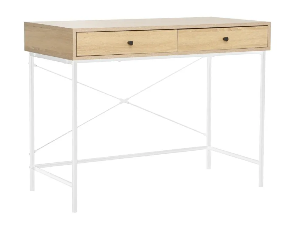 Biurko Hornet dąb naturalny/ białe