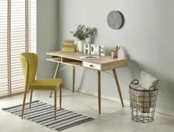 Biurko Interi dąb sonoma/ białe