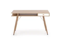 Biurko Interi dąb sonoma/ białe