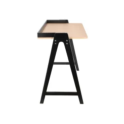 Biurko Malmo naturalne/czarne szerokie