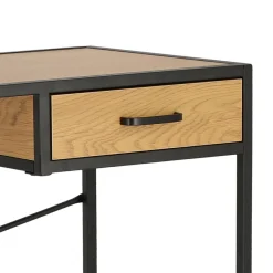 Biurko Oxford Dąb z szufladą naturalny/czarny