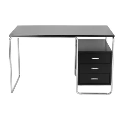 Biurko Thon czarne nowoczesne