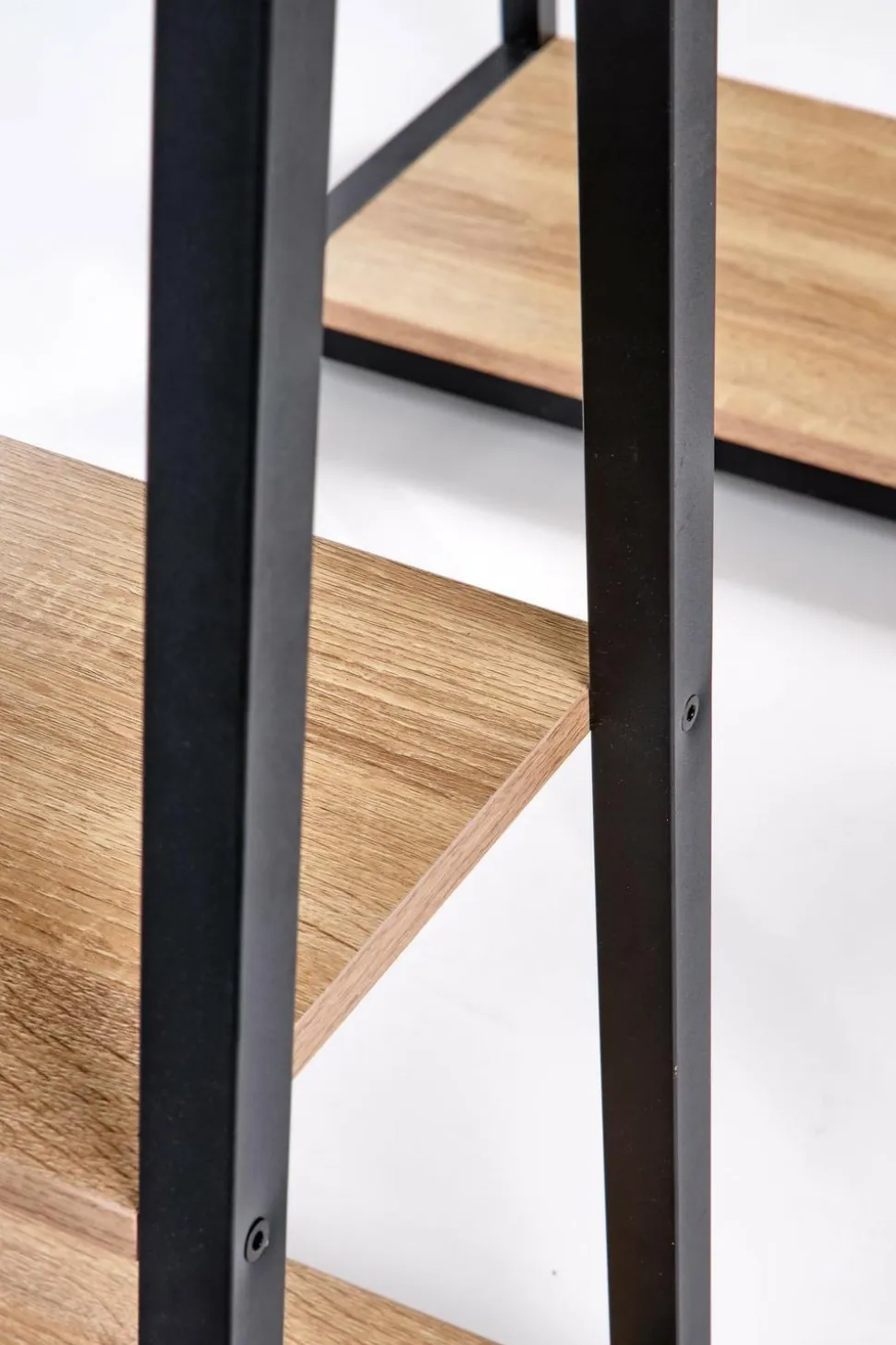 Biurko Womp dąb sonoma/ czarne