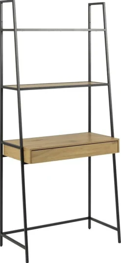 Biurko z nadstawką Seaford naturalny