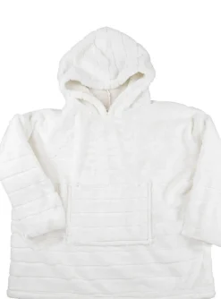 Bluza / snuddie z syntetycznego futerka biała