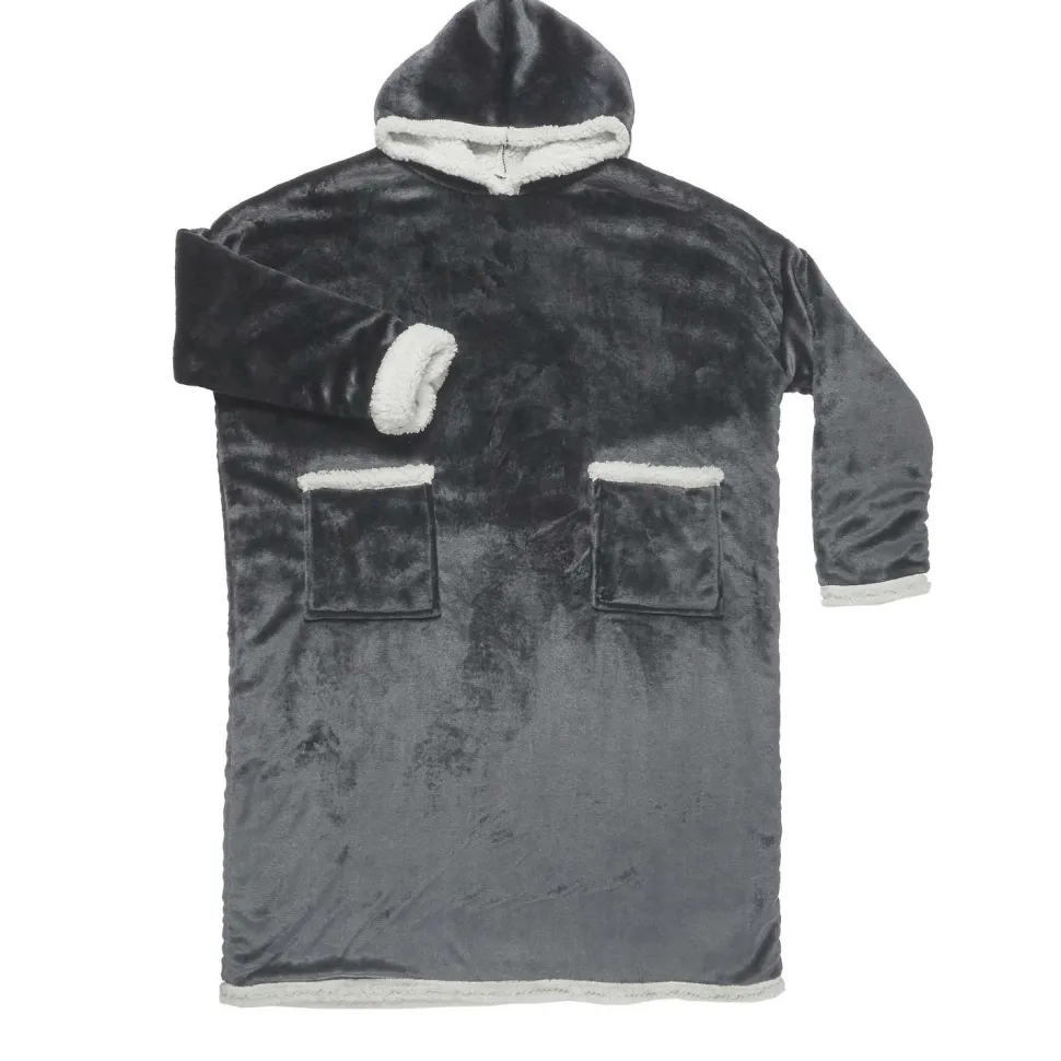 Bluza długa/snuddie szara