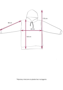 Bluza długa/snuddie szara