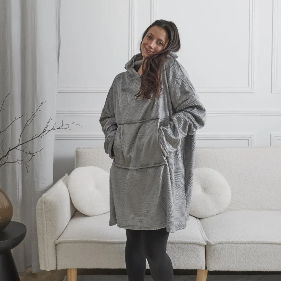 Bluza pluszowa szara / snuddie