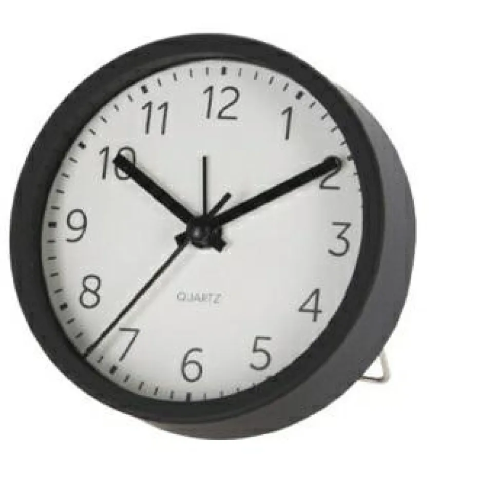 Budzik Quazi czarny 9cm