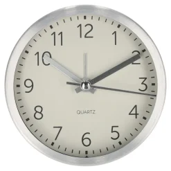 Budzik Quazi srebrny 9cm