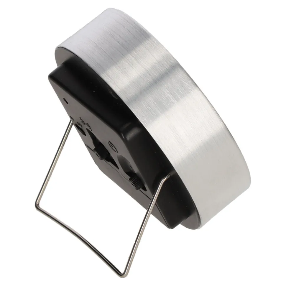 Budzik Quazi srebrny 9cm