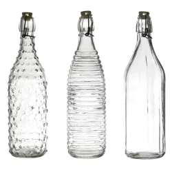 Butelka szklana 1L gładka