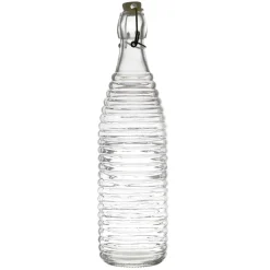 Butelka szklana 1L paski