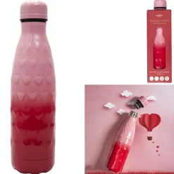 Butelka termiczna 500ml serca różowo-czerwona