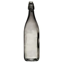 Butleka szklana 1L dymiona gładka