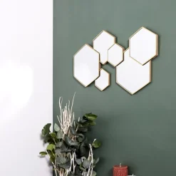 Dekoracja Aindar z heksagonów luster