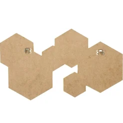 Dekoracja Aindar z heksagonów luster