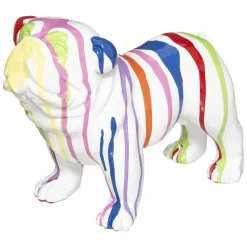 Dekoracja Buldog angielski biały