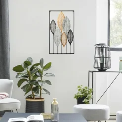 Dekoracja ścienna Leaves 37x65cm