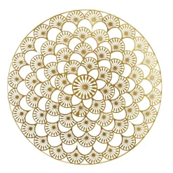 Dekoracja ścienna Mandala 70cm złota